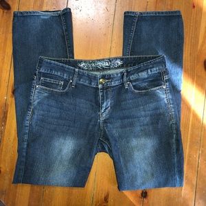 Express Barely Boot Jeans